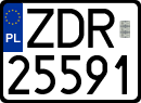 License plates of Poland, Regular car plates