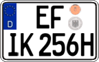 German license plate, Plates for oldtimers (type 