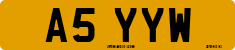 License plate of the United Kingdom, 1983 year system