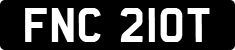 License plate of the United Kingdom, 1963 year system