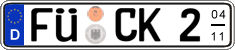 German license plate, Seasonal plates