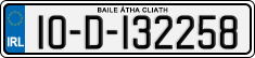 License plate of Ireland, Regular plates