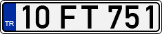 License plate of Turkey, Regular plates