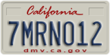 California, Passenger Car (1ABC234)