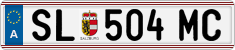 License plate of Austria, Regular plates