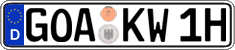 German license plate, Plates for oldtimers (type 