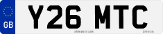 License plate of the United Kingdom, 1983 year system