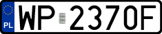 License plates of Poland, Regular car plates