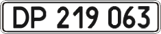License plate Ukraine, Diplomatic