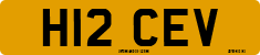 License plate of the United Kingdom, 1983 year system