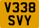 License plate of the United Kingdom, 1983 year system