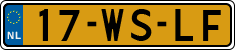 License plate of the Netherlands, Trailers