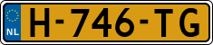 License plate of the Netherlands, Cars