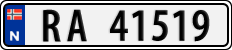 License plate of Norway, Cars