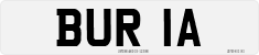 License plate of the United Kingdom, 1963 year system