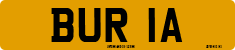 License plate of the United Kingdom, 1963 year system