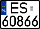 License plates of Poland, Regular car plates