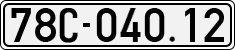 License plate of Vietnam, Cars