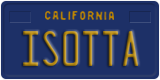 California, Vanity Plates