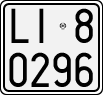 License plate of Italy, Motorcycles (1927 year series)