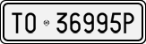License plate of Italy, Cars (1927 year series)