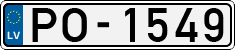 License plate of Latvia, Regular car plates