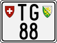 License plate of Switzerland, Motorcycles