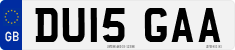 License plate of the United Kingdom, 2001 year system