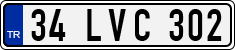 License plate of Turkey, Regular plates
