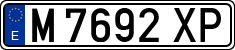 License plates of Spain, 1971 year series