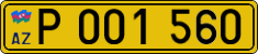 License plate of Azerbaijan, Foreign citizens and enterprises