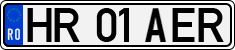 License plate of Romania, Regular plates