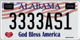 Alabama, God Bless America (1234AB5)