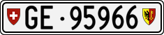 License plate of Switzerland, Cars