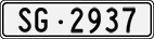 License plate of Switzerland, Cars