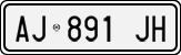 License plate of Italy, Cars (1994 year series)