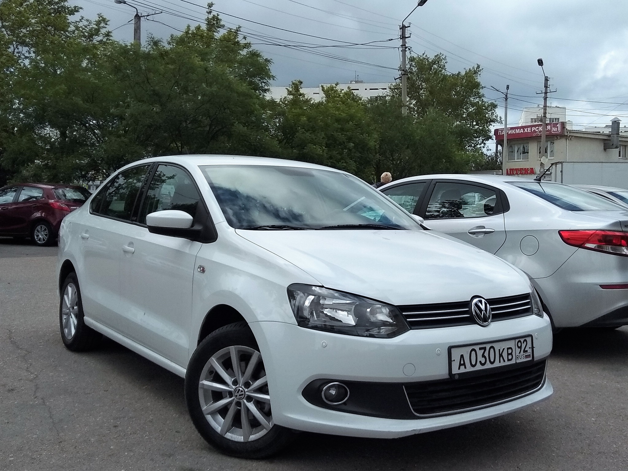 а 030 кв 92, Volkswagen Polo 5th gen Sedan (A05), 2010­–2015