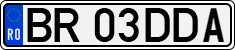 License plate of Romania, Regular plates