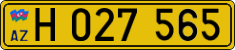 License plate of Azerbaijan, Foreign citizens and enterprises