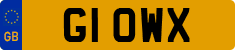 License plate of the United Kingdom, 1983 year system