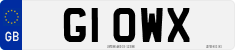 License plate of the United Kingdom, 1983 year system