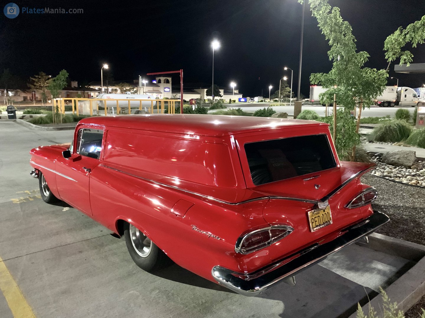 PED 020, Chevrolet Biscayne 1st gen 1959 3-door Sedan Delivery (1180/1280; B-body), 1st facelift, 1958–1959