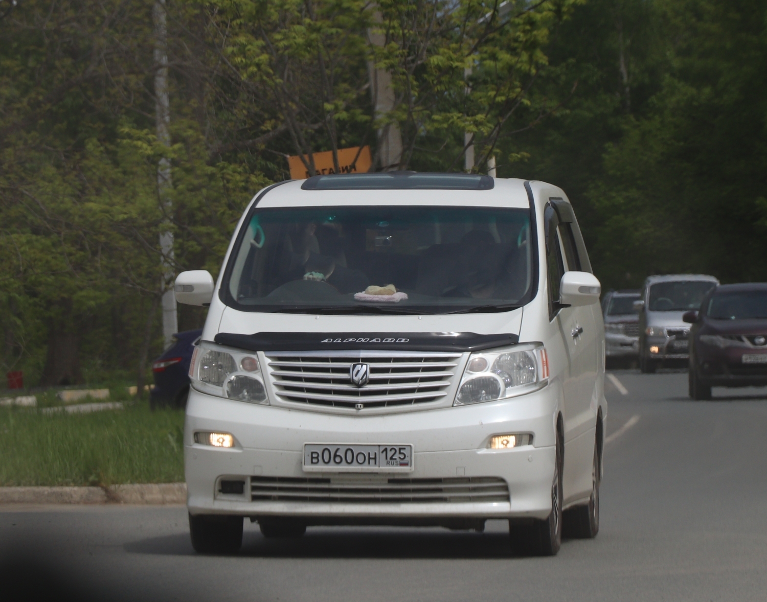 в 060 он 125, Toyota Alphard 1st gen (G/V) (AH10), 2002–2008