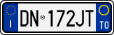 License plate of Italy, Cars (1994 year series)