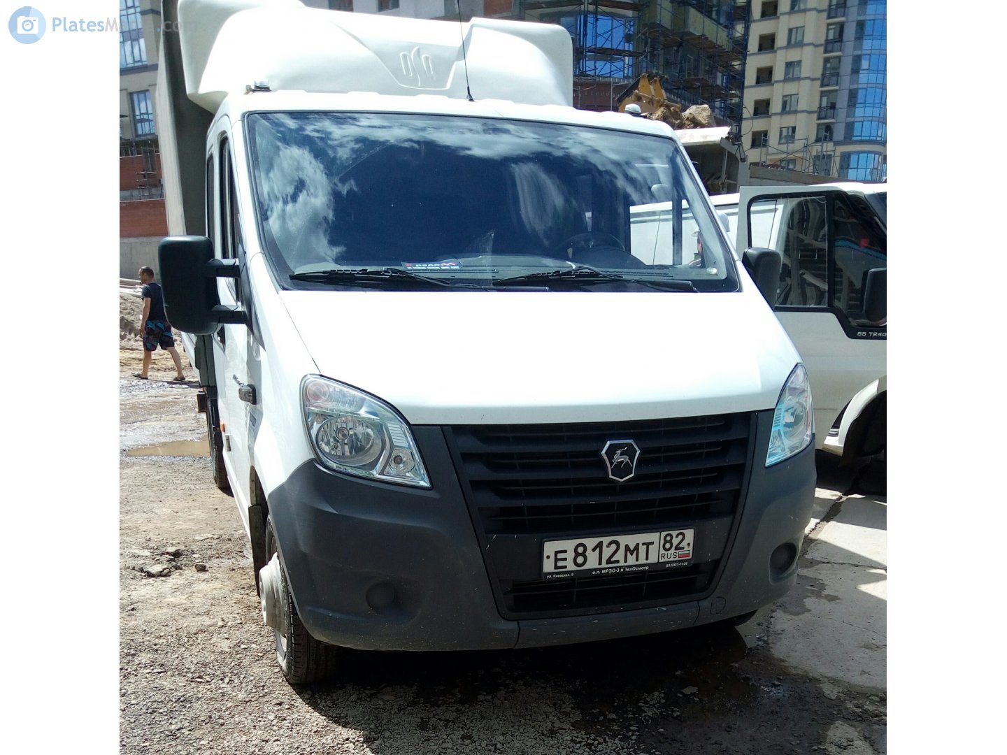 е 812 мт 82, GAZ ГАЗель Next Double Cab Truck (A22, C42), 2013–