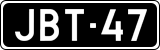 License plate of Finland, Oldtimers