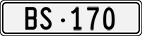 License plate of Switzerland, Cars