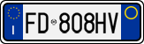 License plate of Italy, Cars (1994 year series)