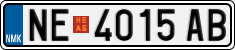 License plate of North Macedonia, Regular plates (2012)