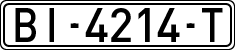 License plates of Spain, 1971 year series
